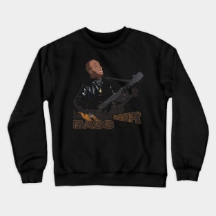 guitar player, bass player Crewneck Sweatshirt